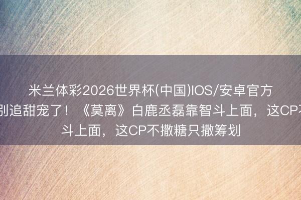 米兰体彩2026世界杯(中国)IOS/安卓官方下载 县城密斯别追甜宠了!《莫离》白鹿丞磊靠智斗上面,这CP不撒糖只撒筹划